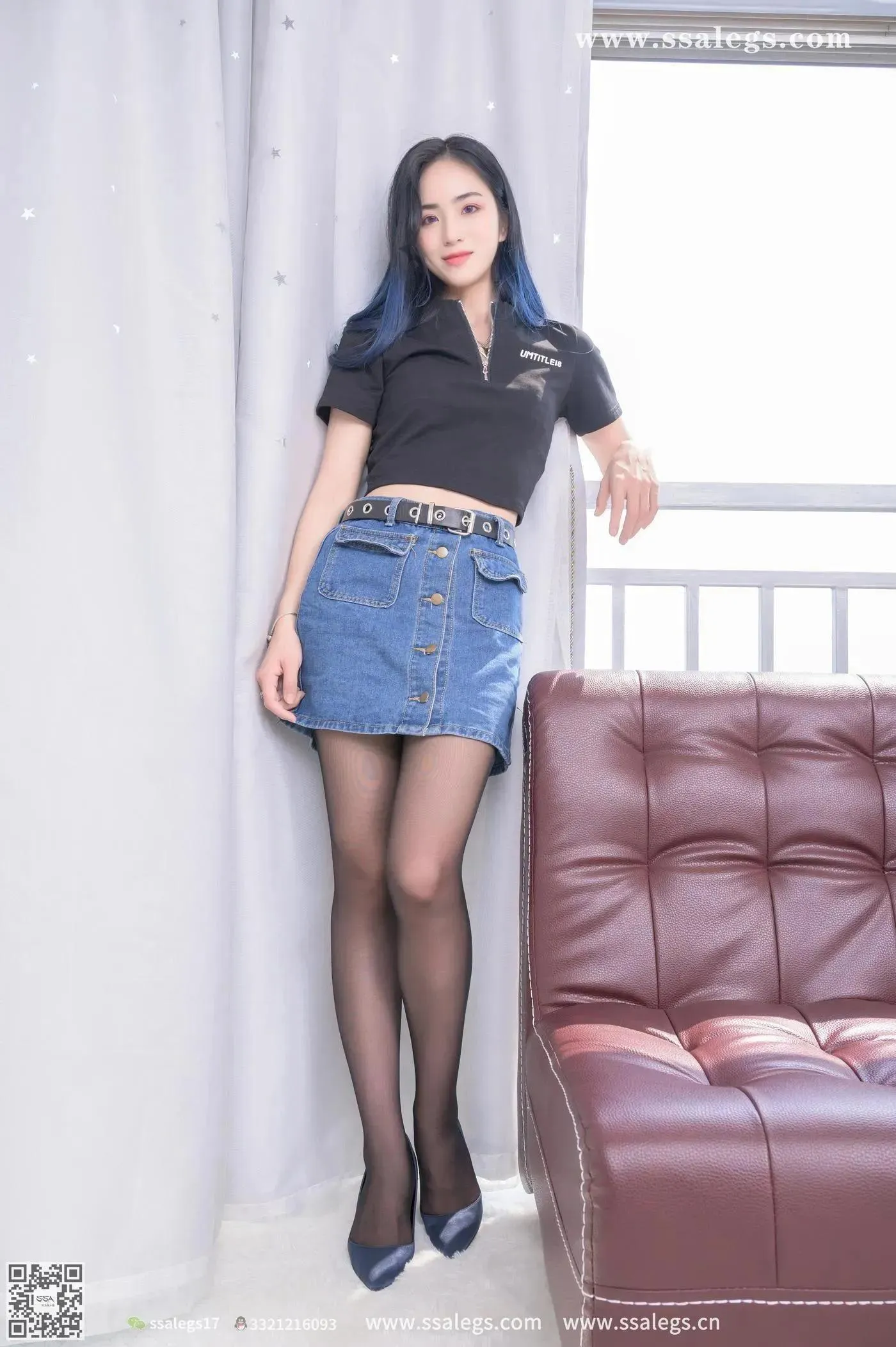 [SSA丝社]超清写真 NO.366 茵茵阳光下的真实黑丝(上) [82P]插图2